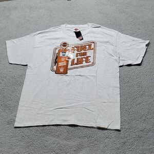 Harley-Davidson Men's White and Orange Graphic Tee Size XL